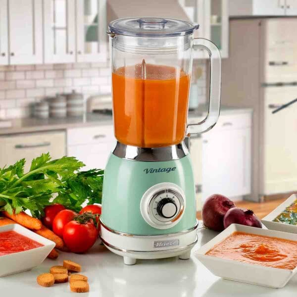 Liquidificador Ariete 583 Vintage Verde, Copo de Vidro de 1,5L, 1000W - Image 4