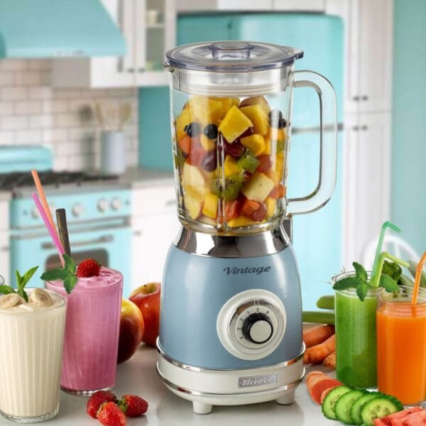 Liquidificador Ariete 583 Vintage Azul, Copo de Vidro de 1,5L, 1000W - Image 4