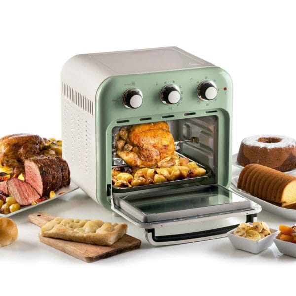 Fritadeira Air Fryer Oven Ariete Vintage 4632 Verde 16L 1200W - Image 4