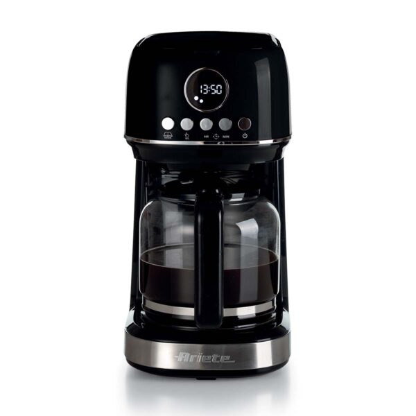 Cafeteira Ariete 1396 Moderna Preta Programável Com Filtro 900W