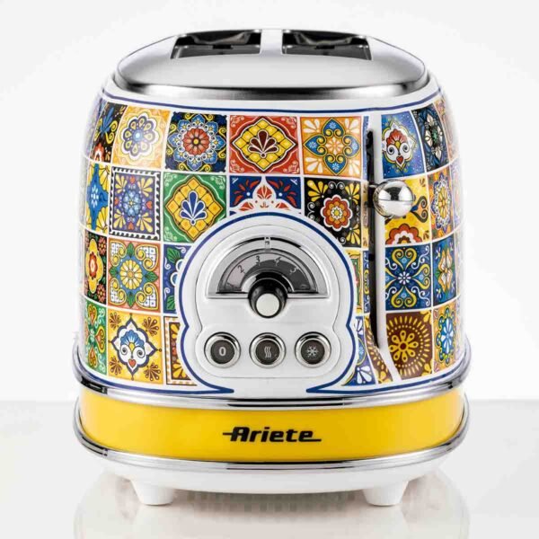 Torradeira Elétrica Ariete 155 Positano p/ 2 Fatias, 6 Níveis de Tostagem, 750W - Imagem 3