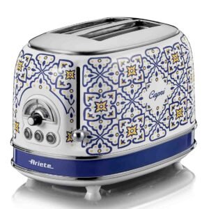 Torradeira Elétrica Ariete 155 Capri p/ 2 Fatias 6 Níveis de Tostagem 750W