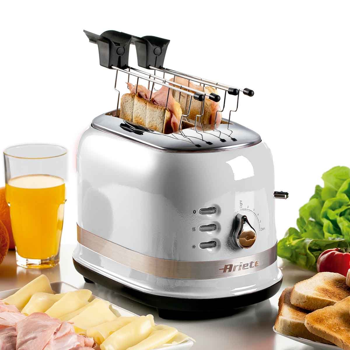Torradeira Elétrica Ariete 149 Moderna Branca p/ 2 Fatias 6 Níveis de Tostagem 750W - Imagem 7