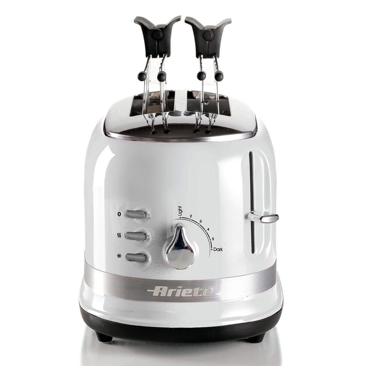 Torradeira Elétrica Ariete 149 Moderna Branca p/ 2 Fatias 6 Níveis de Tostagem 750W - Imagem 4