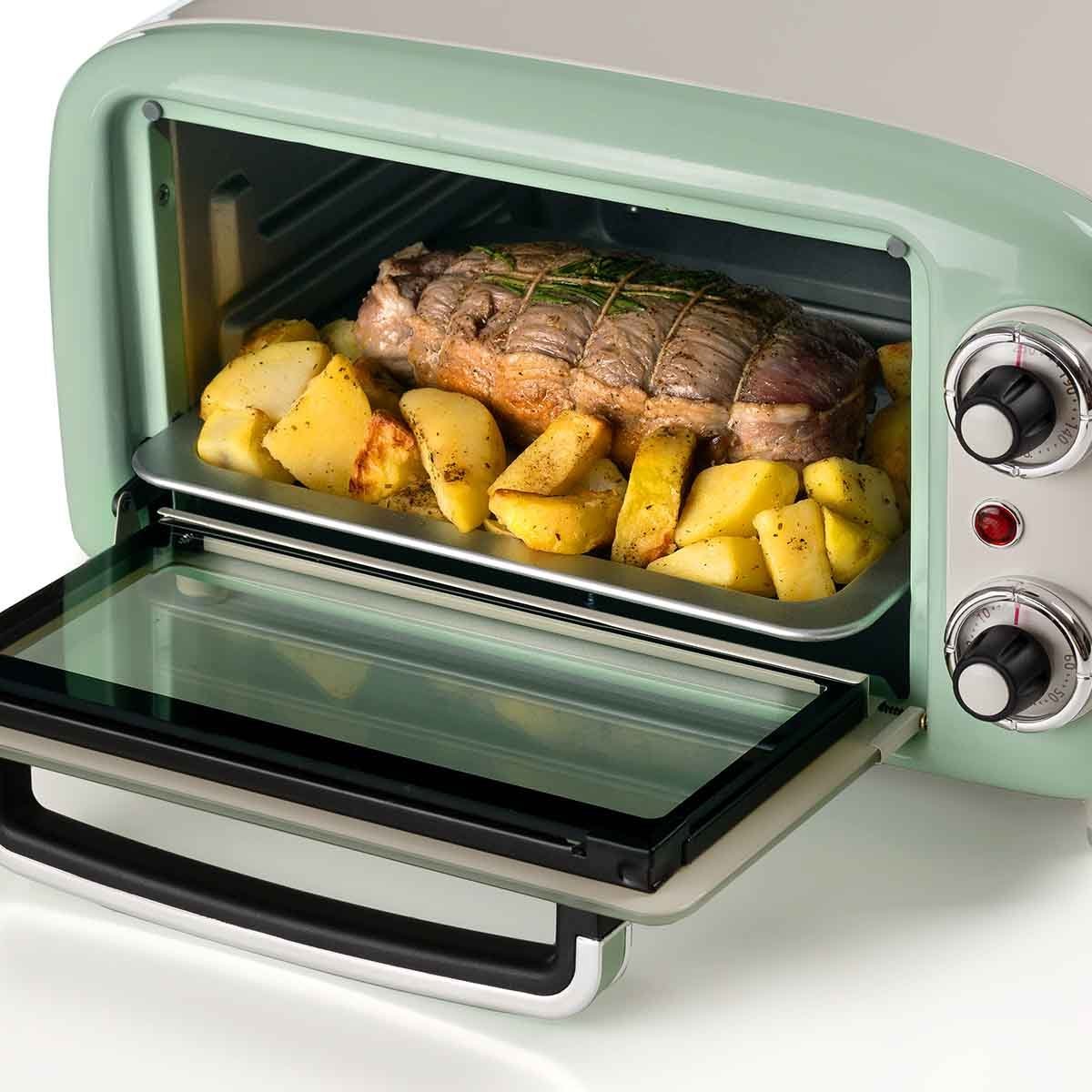 Mini Forno Elétrico Ariete 3919 Vintage Verde 10L 800W - Imagem 5