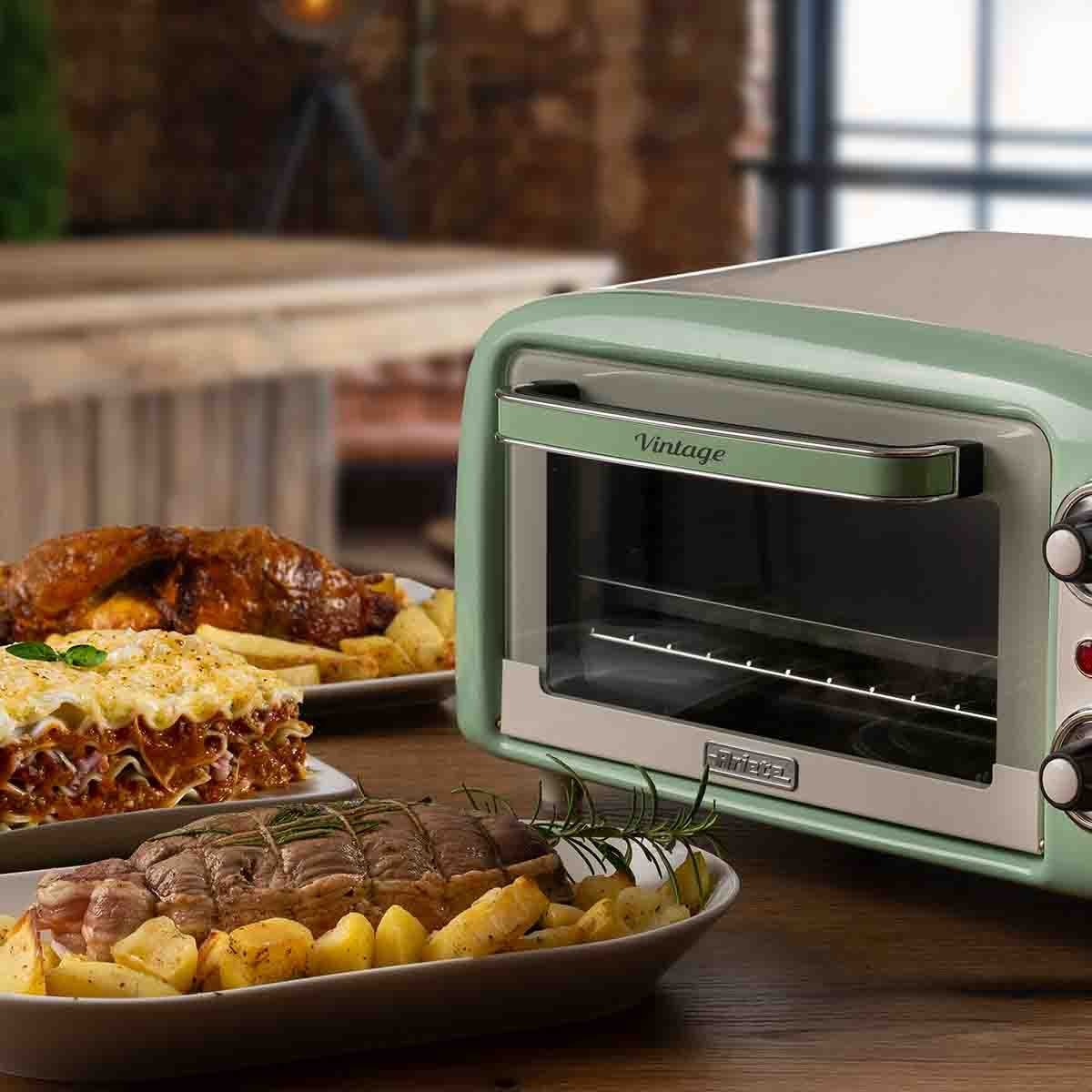 Mini Forno Elétrico Ariete 3919 Vintage Verde 10L 800W - Imagem 6