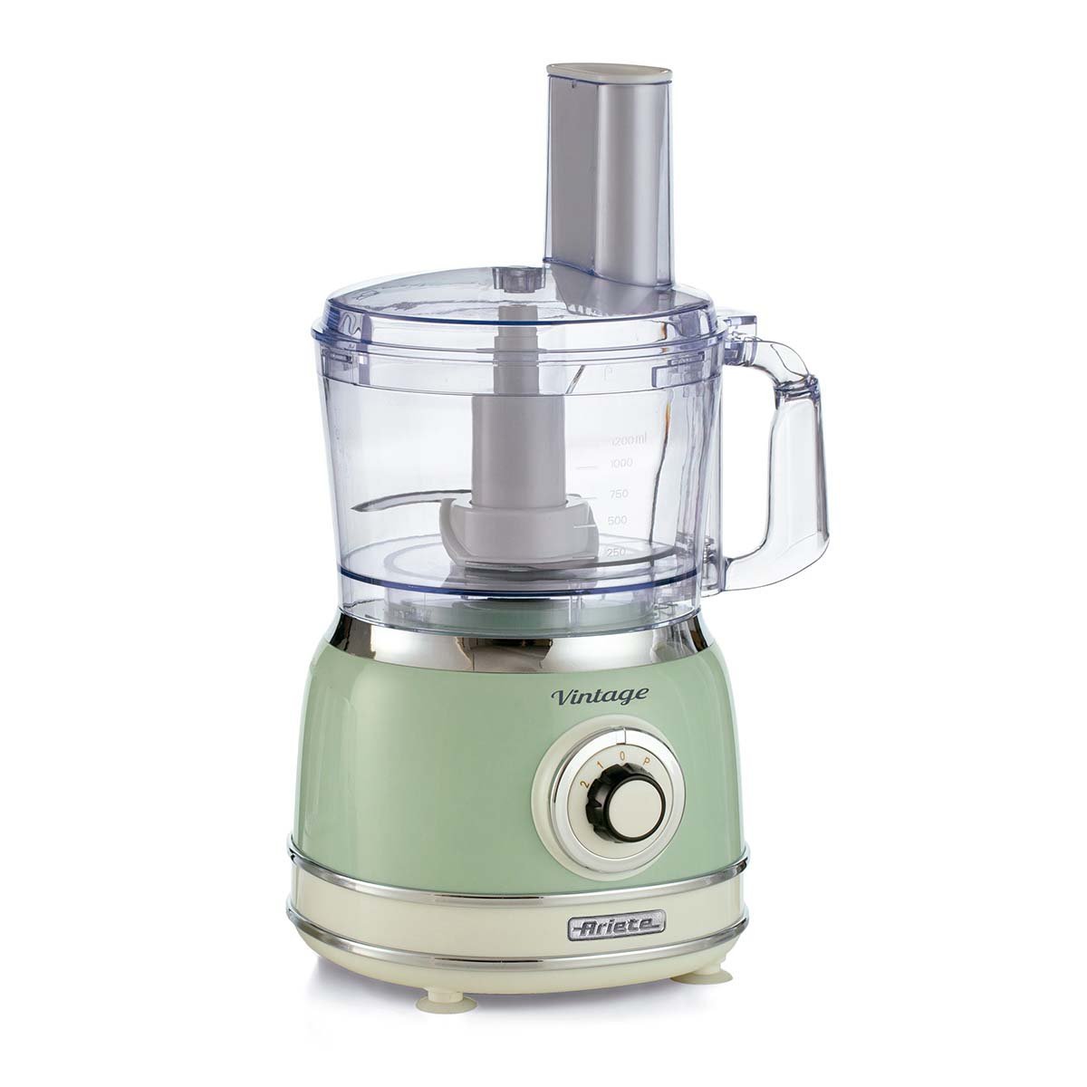 Processador de Alimentos Ariete 1781 Vintage Verde 2 Velocidades + pulsar 1000W