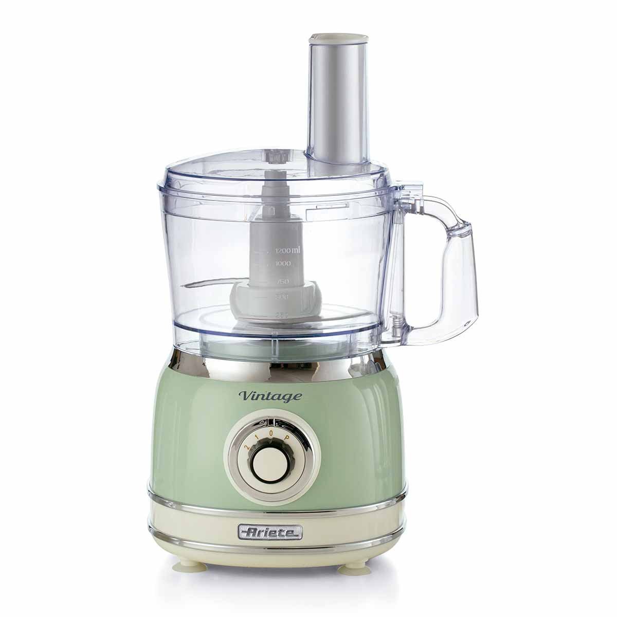 Processador de Alimentos Ariete 1781 Vintage Verde 2 Velocidades + pulsar 1000W - Imagem 2
