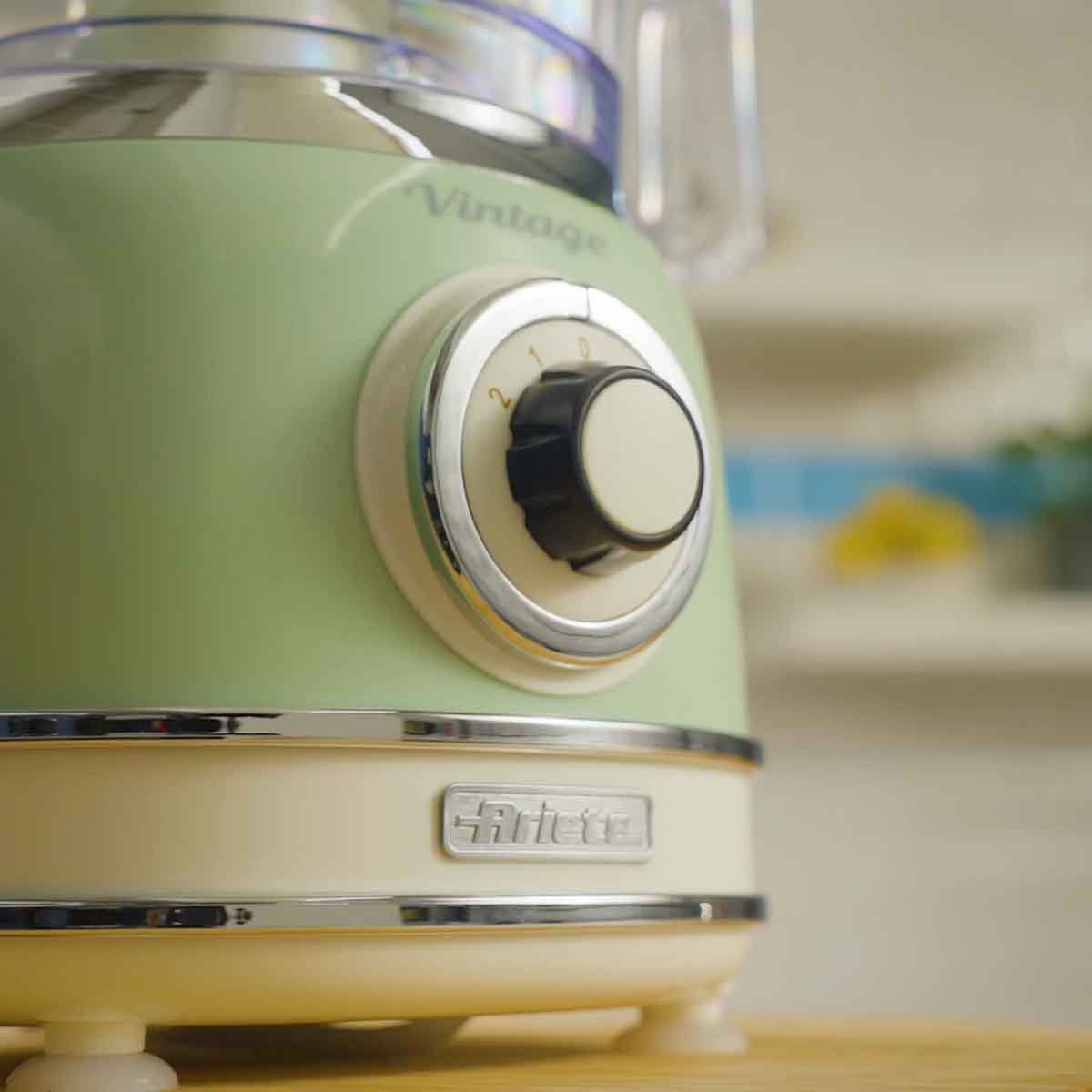 Processador de Alimentos Ariete 1781 Vintage Verde 2 Velocidades + pulsar 1000W - Imagem 4
