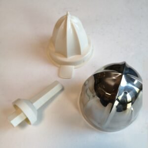 Kit Cones Grande e pequeno, com e Eixo de Rotação Ariete para Espremedor Vintage 413 - AT6076006100