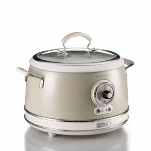 Panela Elétrica de Arroz Ariete 2904 Vintage Bege 3.5L Multifunção 700W