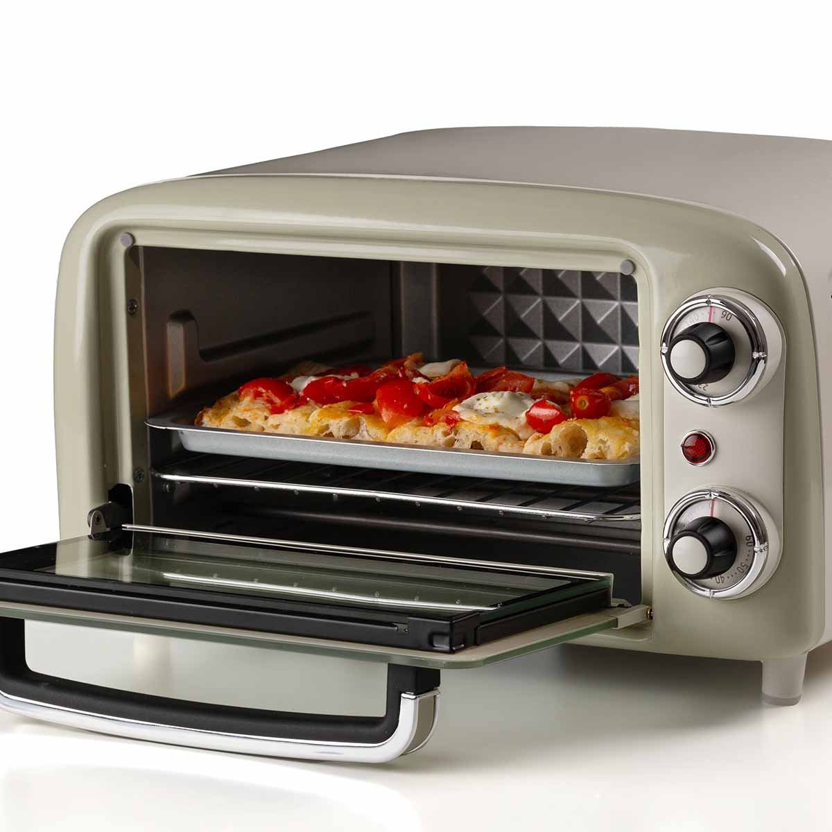 Mini Forno Elétrico Ariete 3919 Vintage Bege 10L 800W - Imagem 4