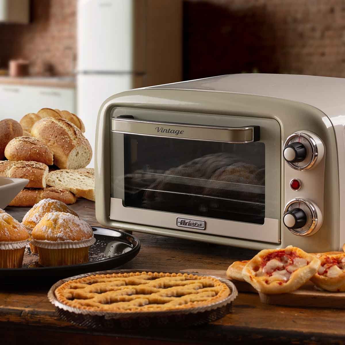 Mini Forno Elétrico Ariete 3919 Vintage Bege 10L 800W - Imagem 6