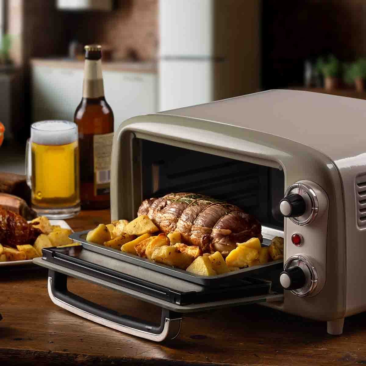Mini Forno Elétrico Ariete 3919 Vintage Bege 10L 800W - Imagem 7