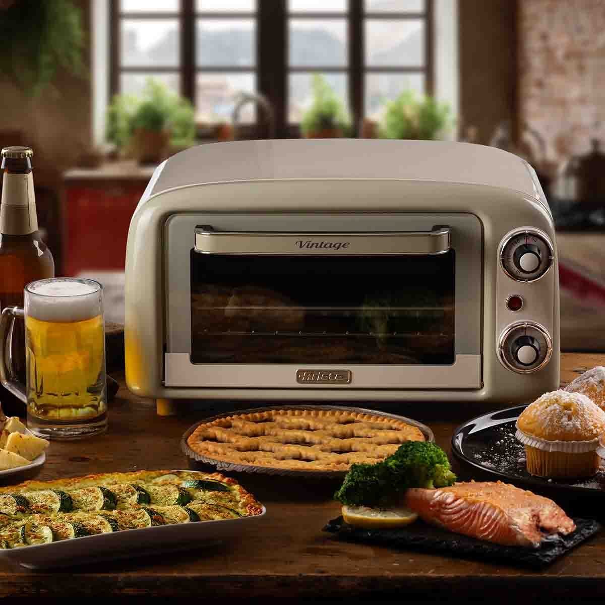 Mini Forno Elétrico Ariete 3919 Vintage Bege 10L 800W - Imagem 8