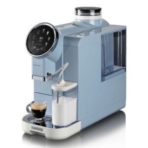 Máquina de Café Espresso Ariete 1455 Vintage Automática com Moedor Azul 1450W